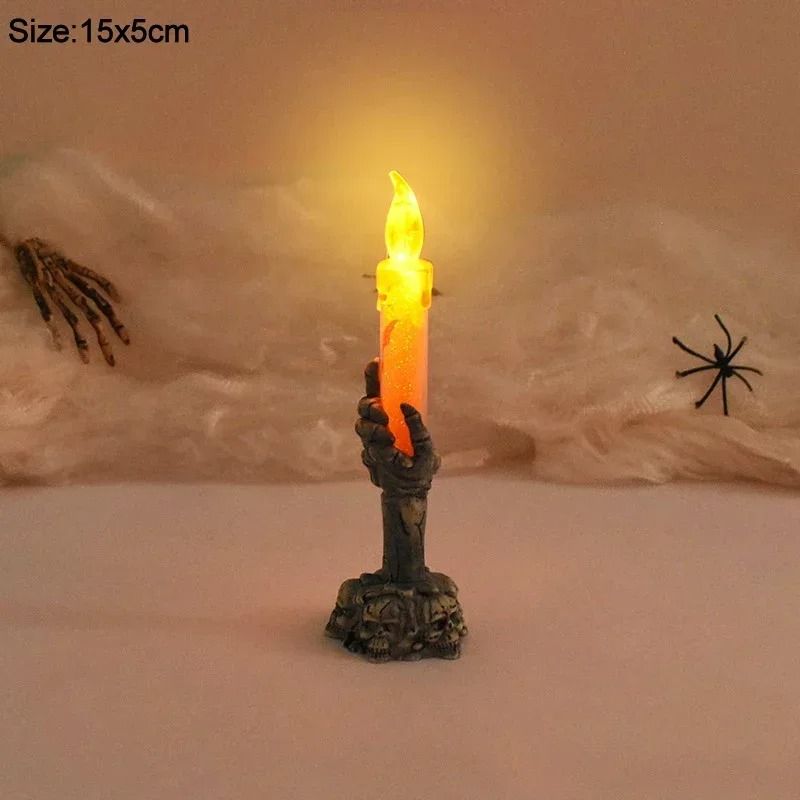 Halloween LED Decorative Ghost Candle Light 6