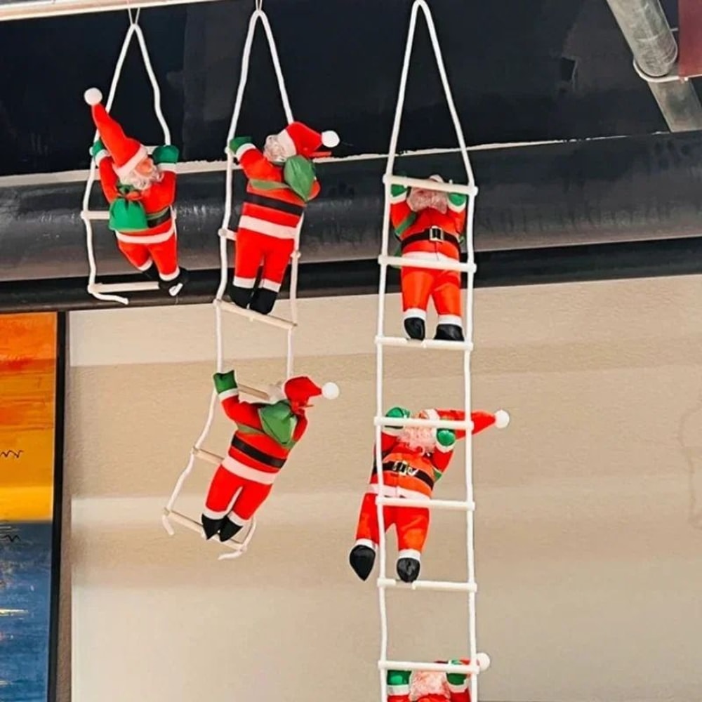 Santa Climbing Rope Ladder Decoration 2
