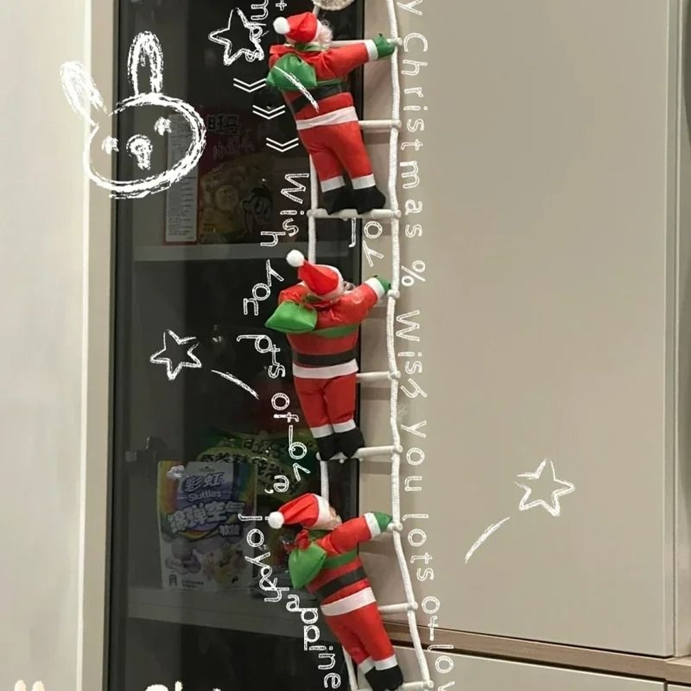 Santa Climbing Rope Ladder Decoration 5