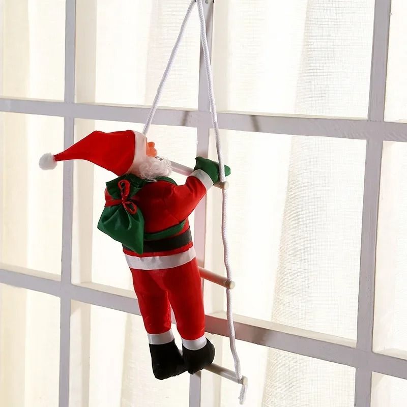 Santa Climbing Rope Ladder Decoration 6