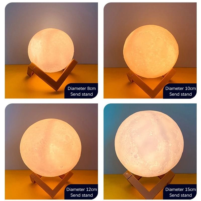 HandDrawn DIY Moon Night Light 0