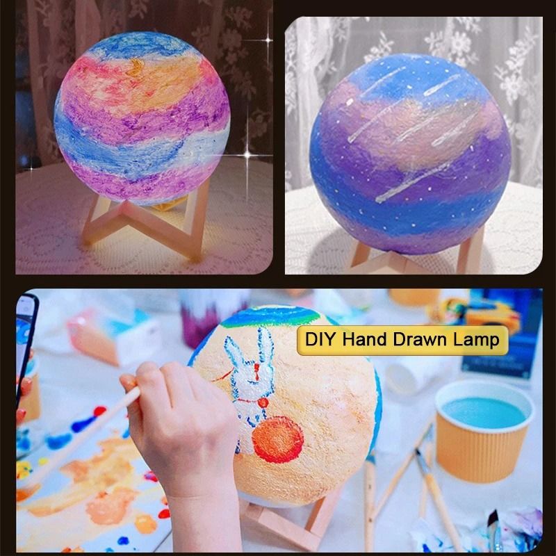 HandDrawn DIY Moon Night Light 1