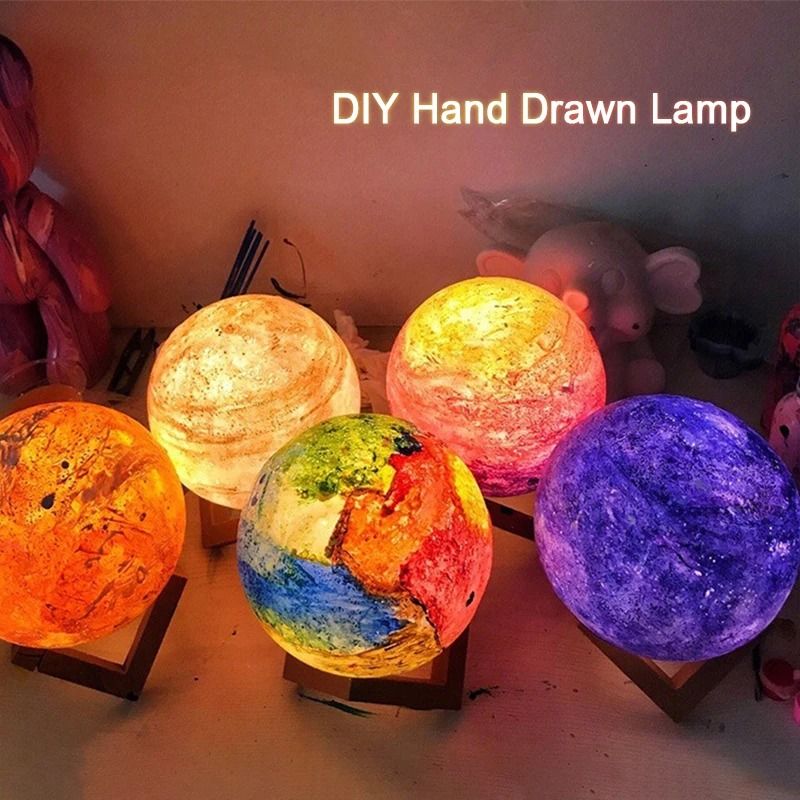HandDrawn DIY Moon Night Light 4