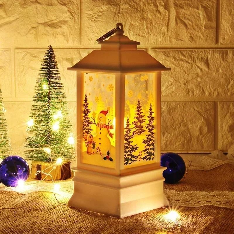 Portable Retro LED Christmas Hanging Lantern 2