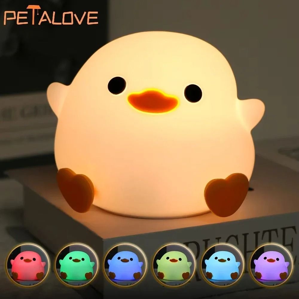 Rechargeable DoDo Duck Silicone Night Light 7