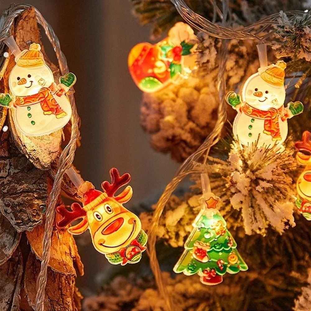 Acrylic LED Festive Curtain String Lights 3