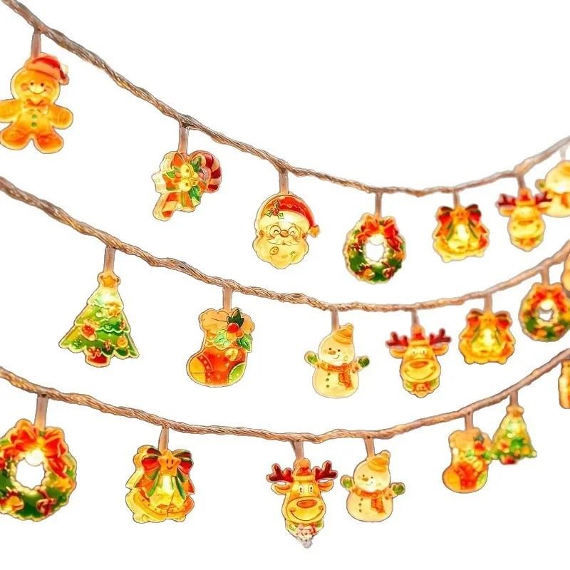Acrylic LED Festive Curtain String Lights 7