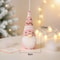 Christmas Faceless Knitted Dwarf Pendant 10