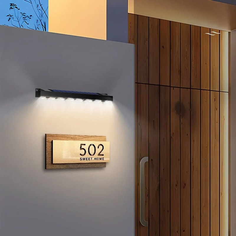 Outdoor Waterproof LED Solar Wall Light 1