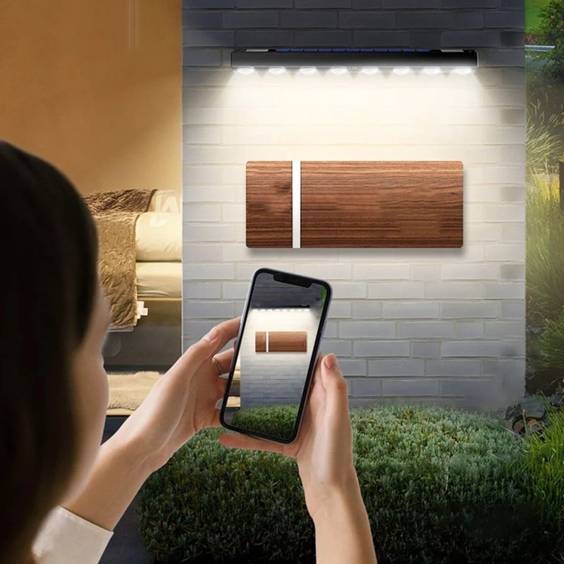 Outdoor Waterproof LED Solar Wall Light 5