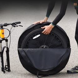 waterproof individual bicycle wheel carry bag