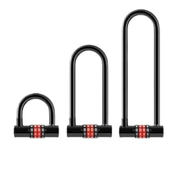 extended u-shaped anti-theft combination lock