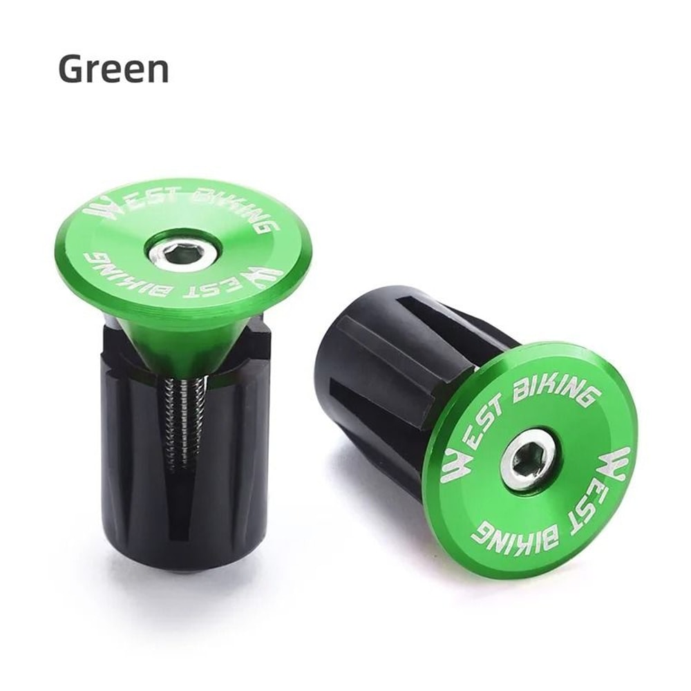 Expanding Aluminum Alloy Bicycle Bar End Plugs 2PCS 9