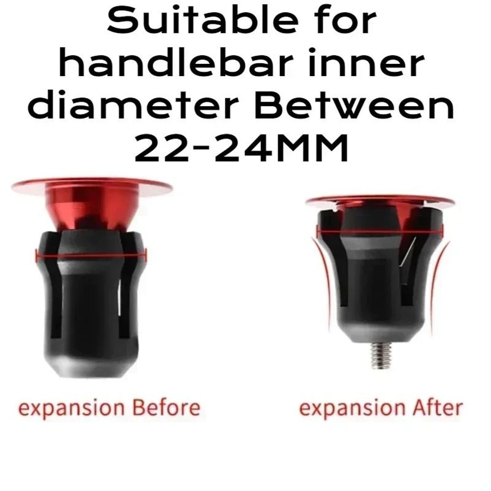 Expanding Aluminum Alloy Bicycle Bar End Plugs 2PCS 1