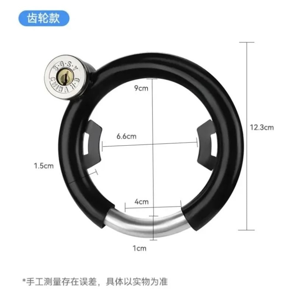 Stainless Steel AntiTheft Bicycle Circular Lock 1