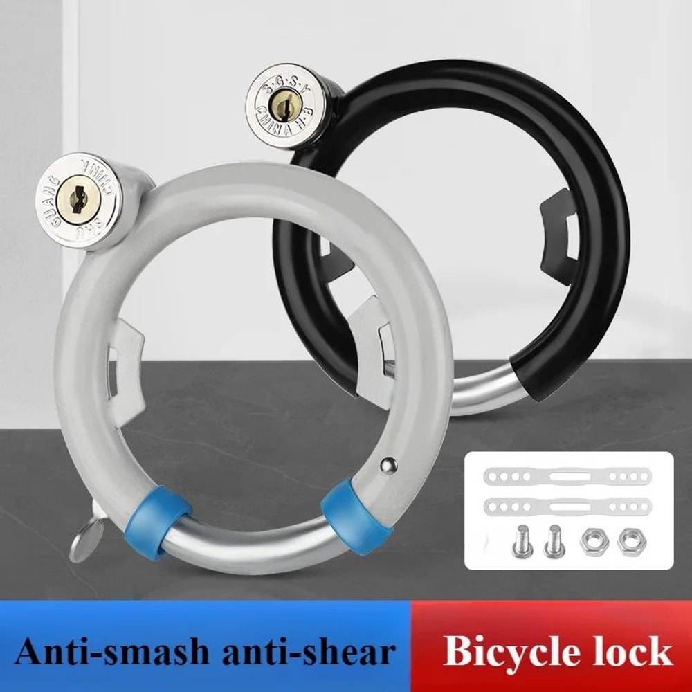 Stainless Steel AntiTheft Bicycle Circular Lock 5