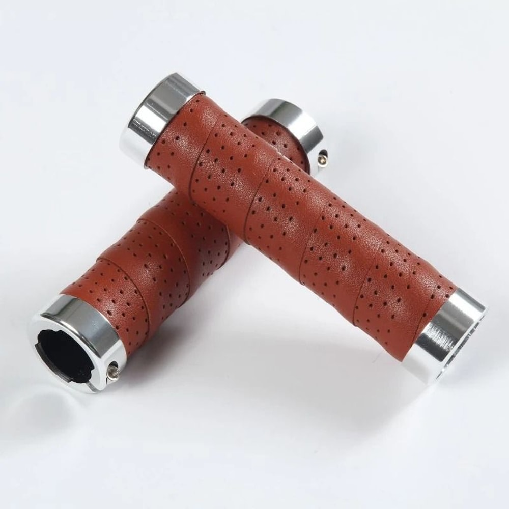 Super Fiber Leather Winding Bicycle Grips 2