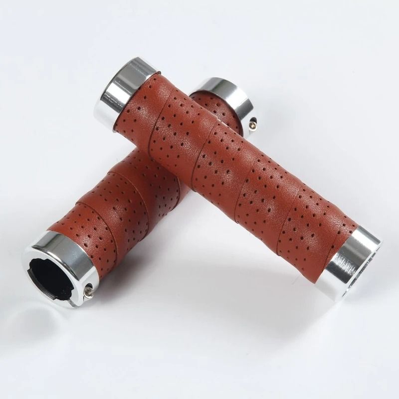 Super Fiber Leather Winding Bicycle Grips 2
