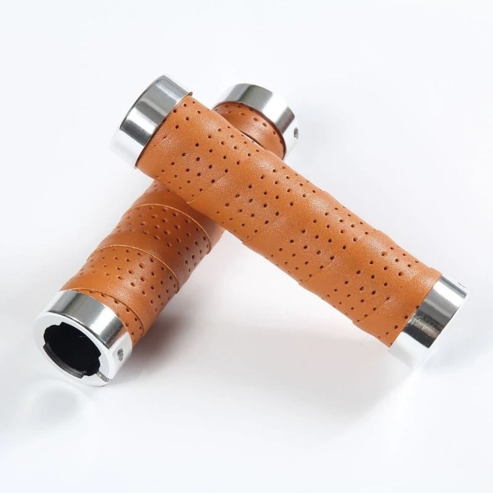 Super Fiber Leather Winding Bicycle Grips 4