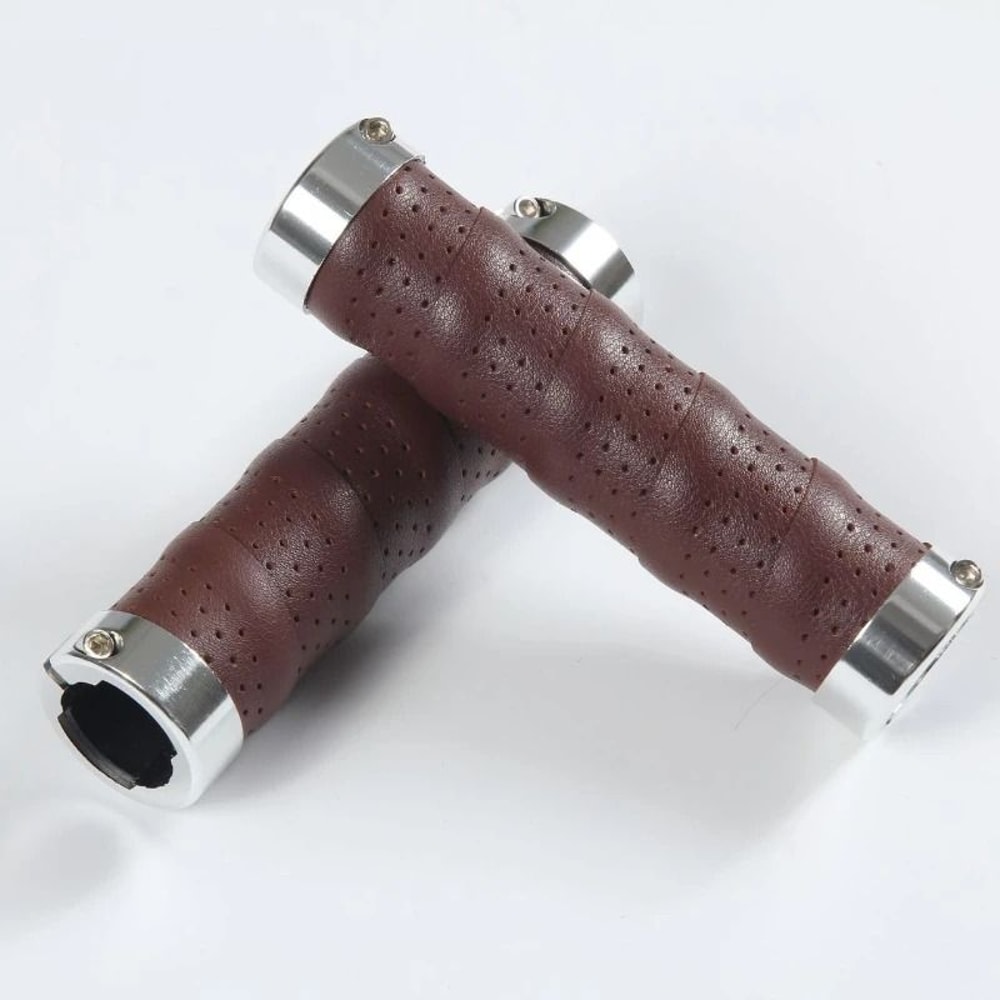 Super Fiber Leather Winding Bicycle Grips 6