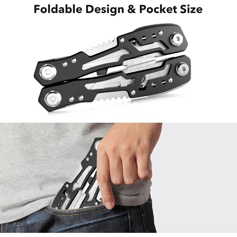 Portable 14In1 Stainless Steel Multifunction Pocket Knife 3