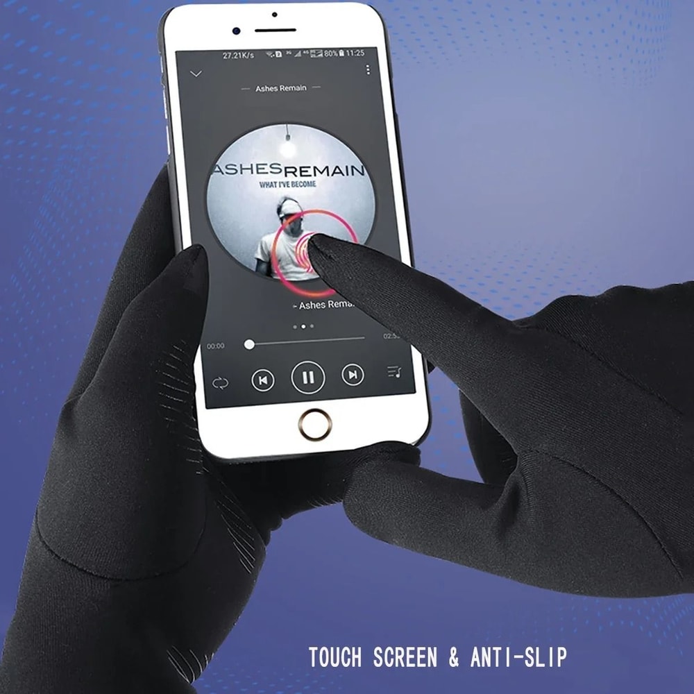 Thermal Touch Screen Ski Glove Liners 2