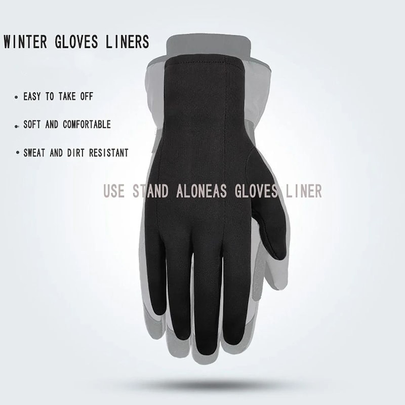 Thermal Touch Screen Ski Glove Liners 3
