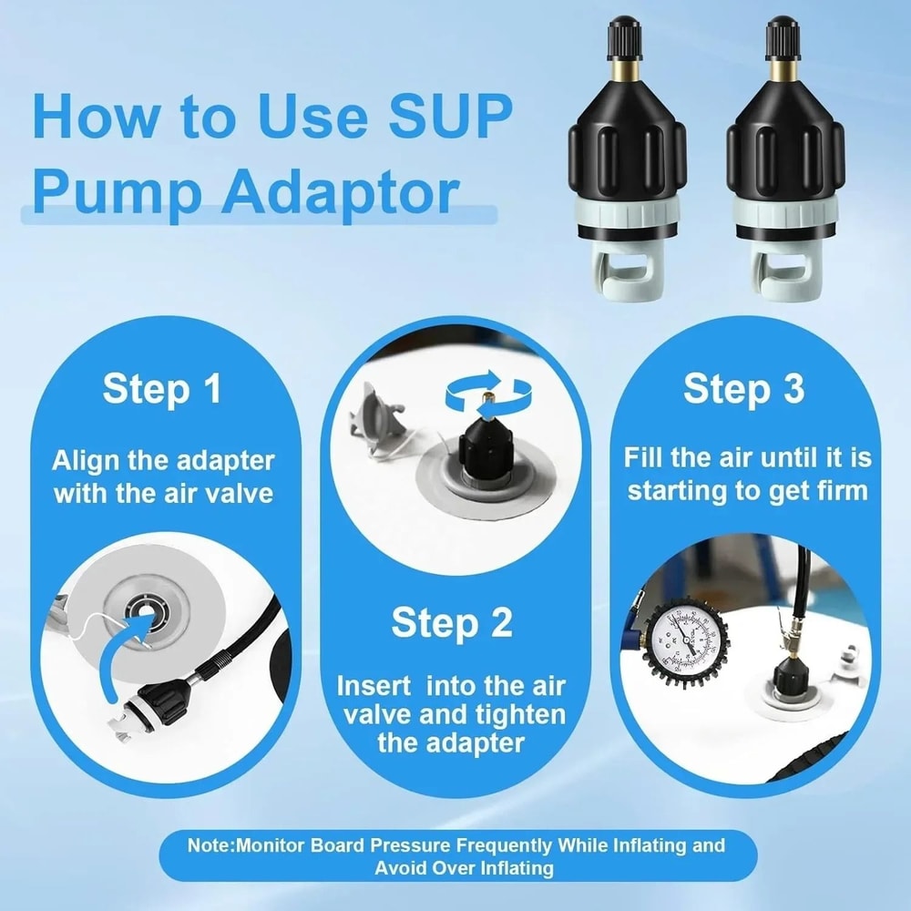 Premium Inflatable Boat SUP Pump Adapter 2