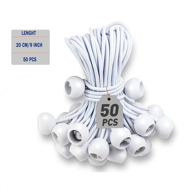 IndustrialStandard Bungee Ball TieDown Set 50Pcs 13