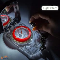 professional orienteering map compass with sighting mirror