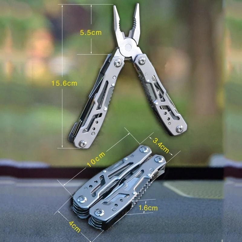 Portable 14In1 Stainless Steel Multifunction Survival Tool 1