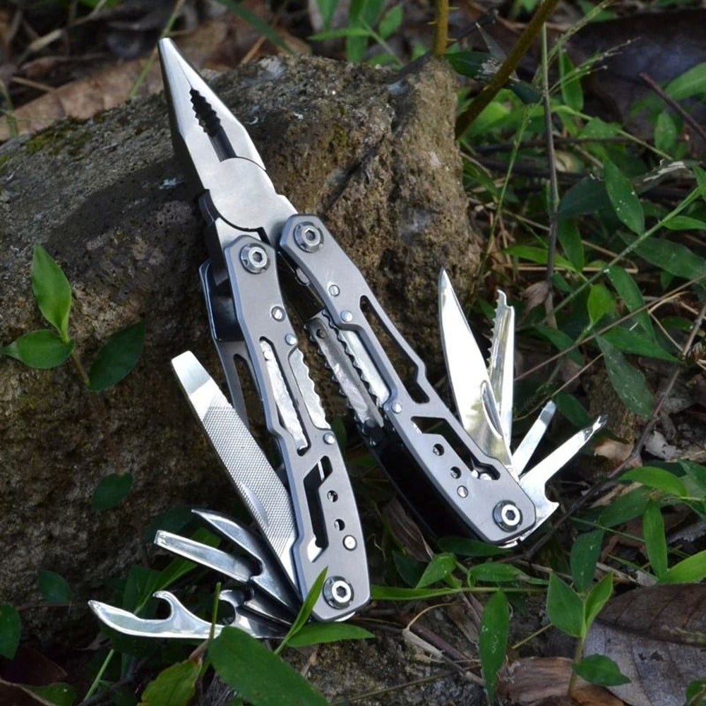 Portable 14In1 Stainless Steel Multifunction Survival Tool 5