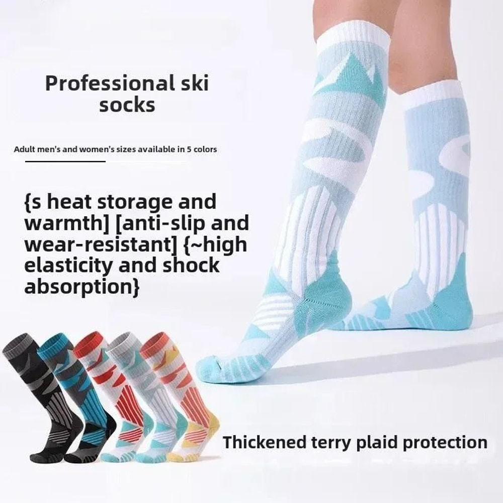 HighPerformance Thermal Thicker Ski Sports Socks 3
