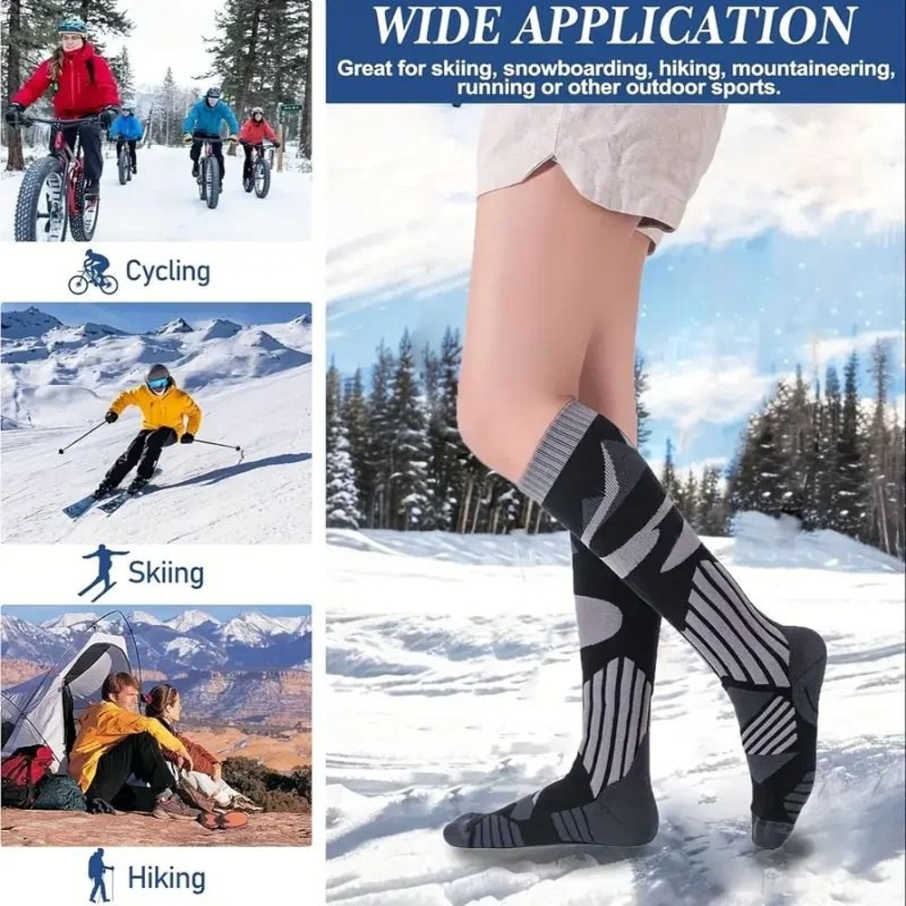 HighPerformance Thermal Thicker Ski Sports Socks 4