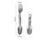 HighPerformance Pure Titanium Folding Tableware Combo 1