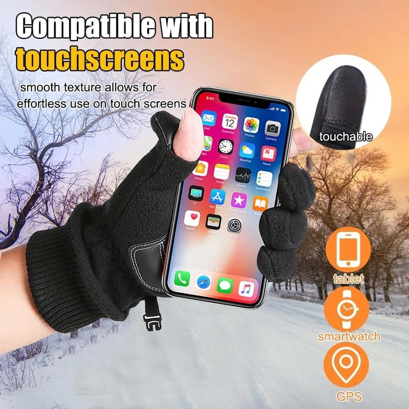 Winter Thermal Performance Touchscreen Gloves 4