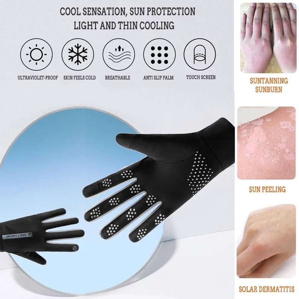 Professional Lightweight IceSilk Running Gloves 1