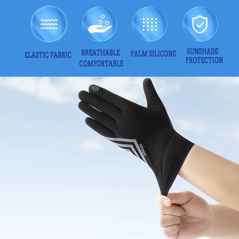 Professional Lightweight IceSilk Running Gloves 5