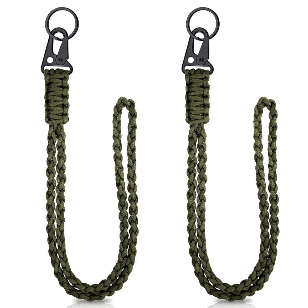 HeavyDuty Tactical Paracord Lanyard Keychain 7
