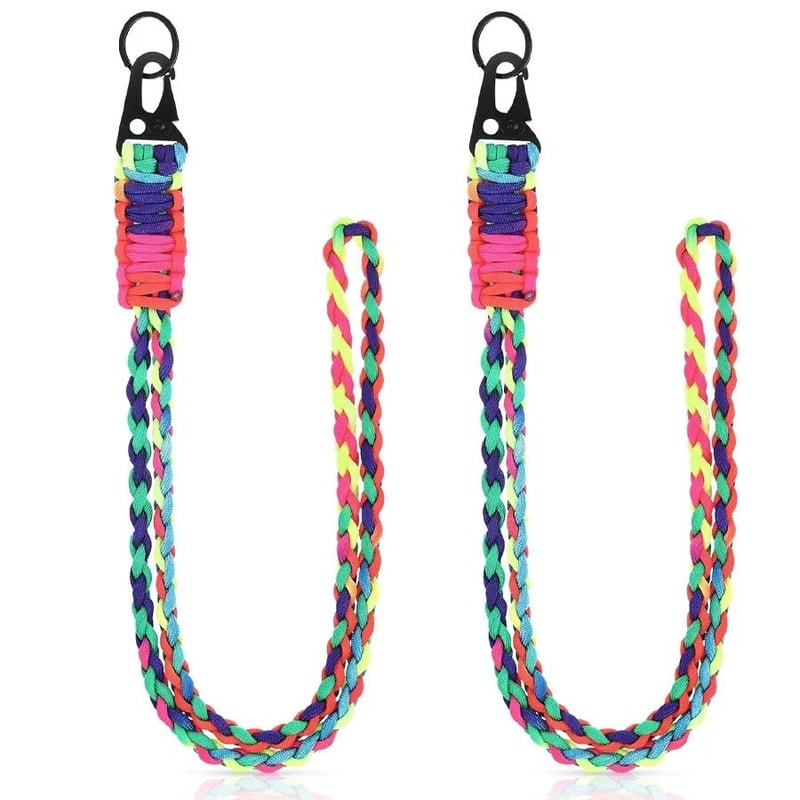 HeavyDuty Tactical Paracord Lanyard Keychain 8