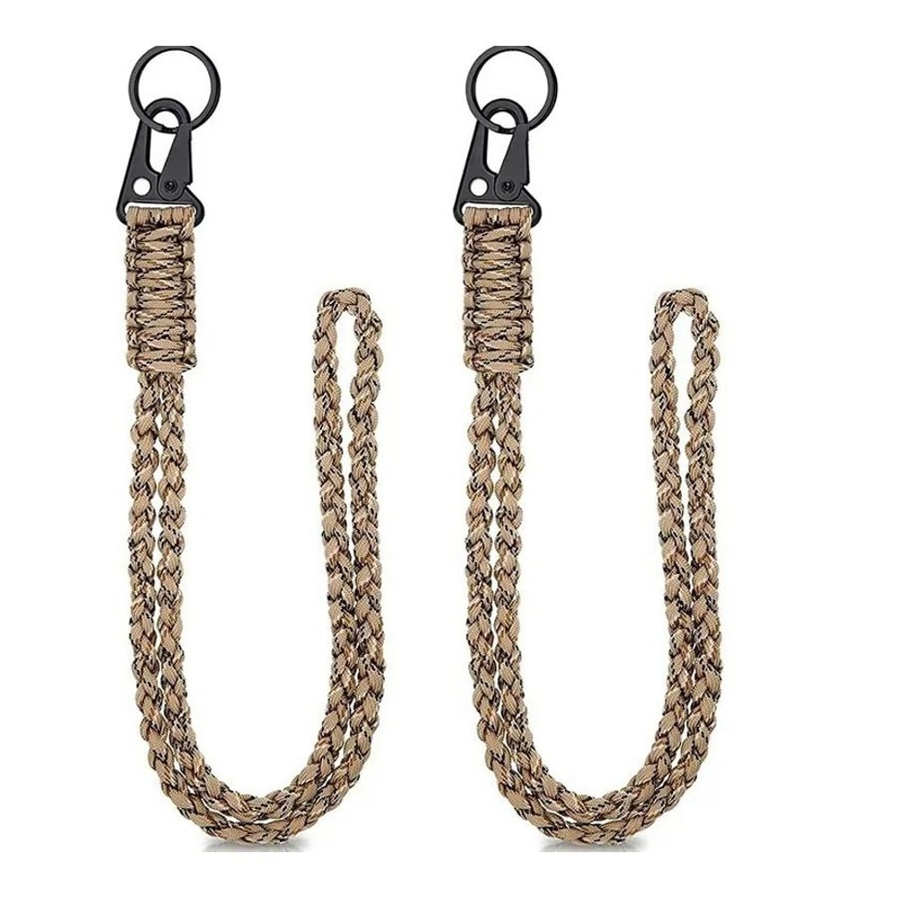 HeavyDuty Tactical Paracord Lanyard Keychain 10