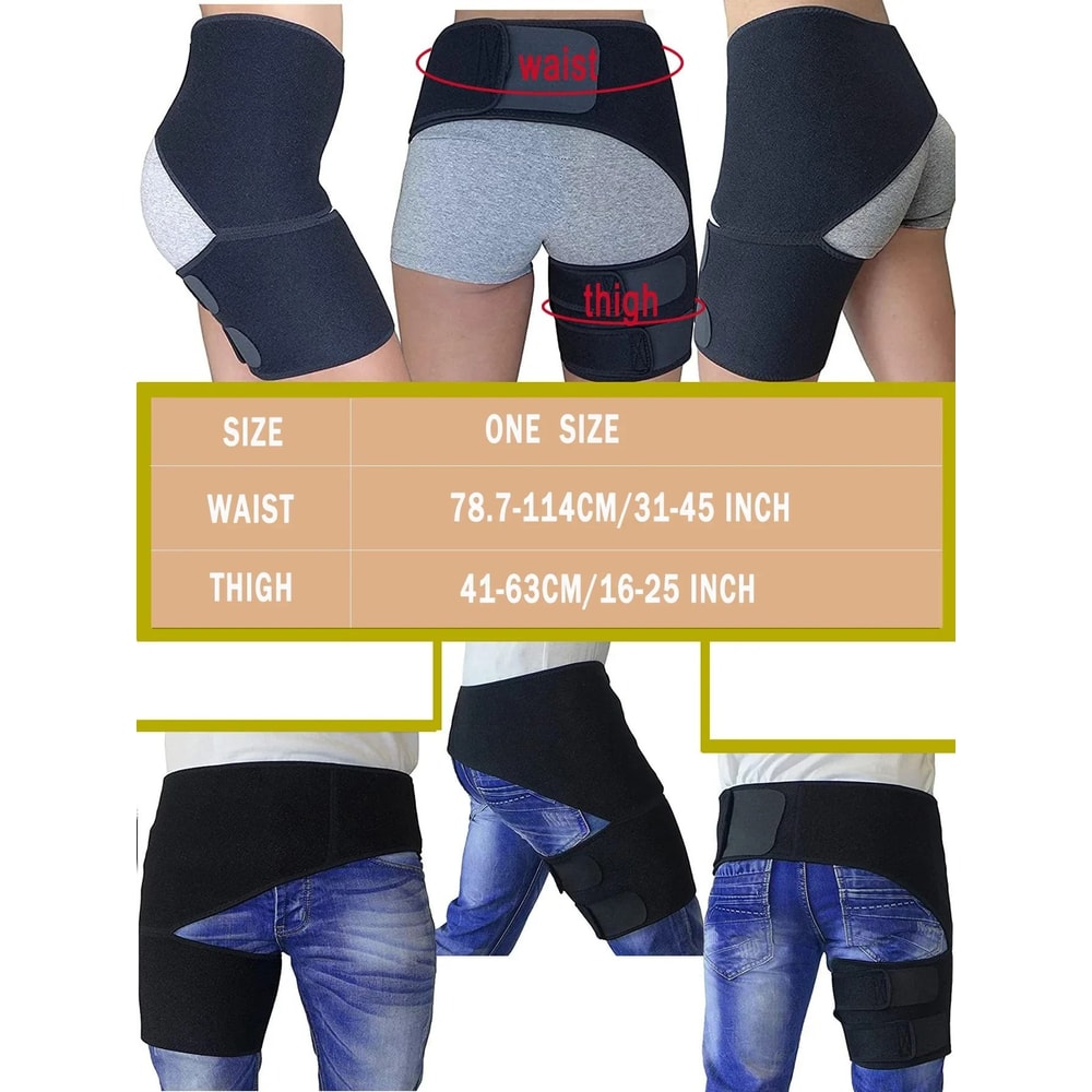 Professional Hip And Thigh Compression Support Wrap 2