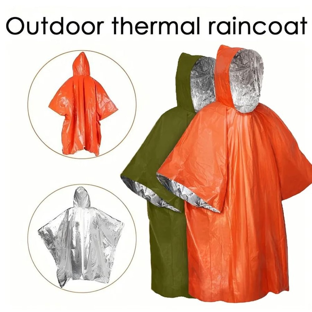 Emergency Thermal Survival Poncho 0