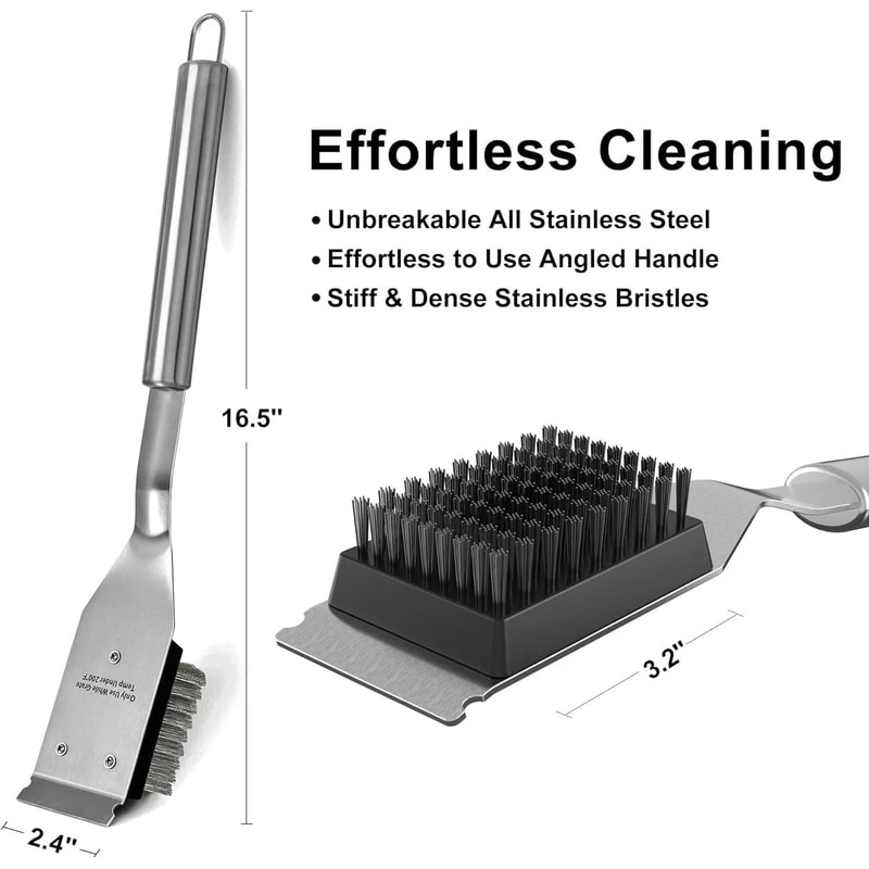 IndustrialStandard 165 BBQ Grill Brush And Scraper 1