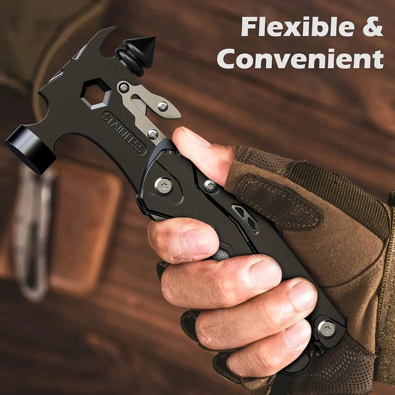 IndustrialStandard 16In1 Tactical Survival Hammer 2