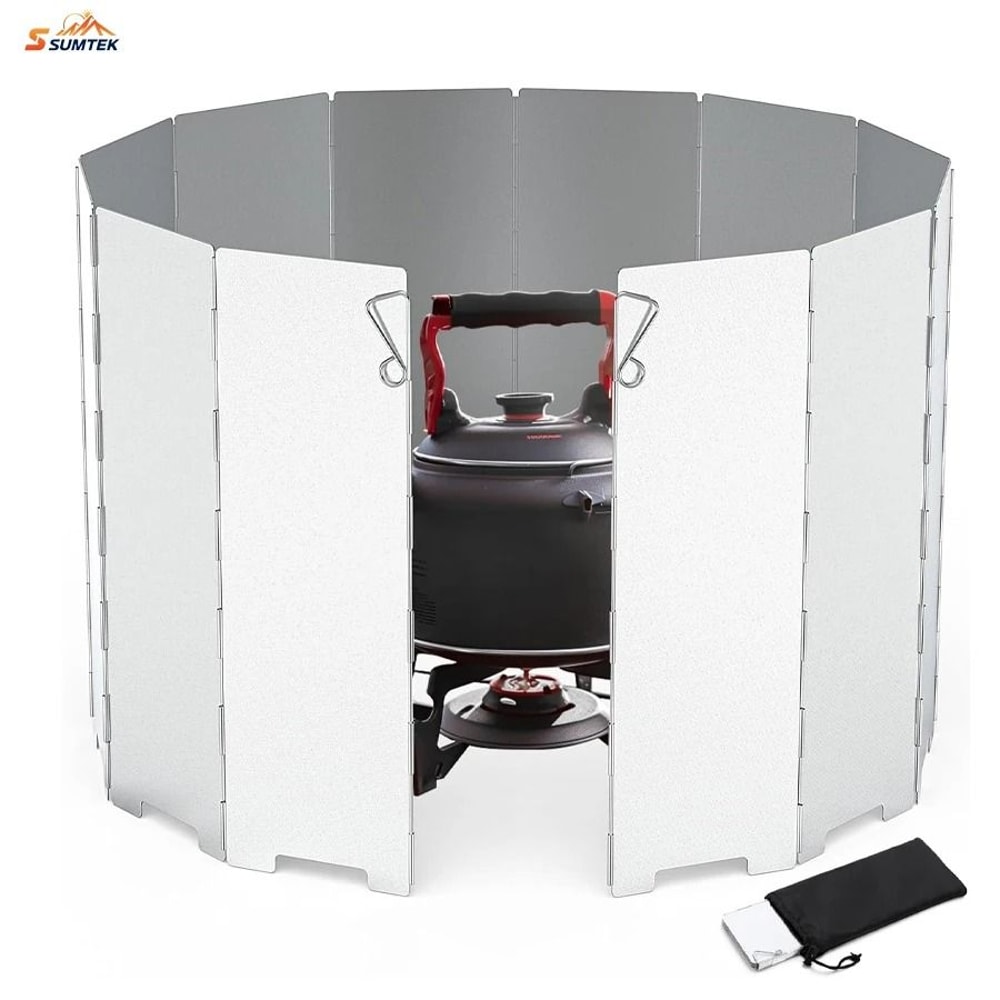 IndustrialStandard Aluminum Folding Stove Windscreen 0