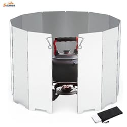 industrial-standard aluminum folding stove windscreen