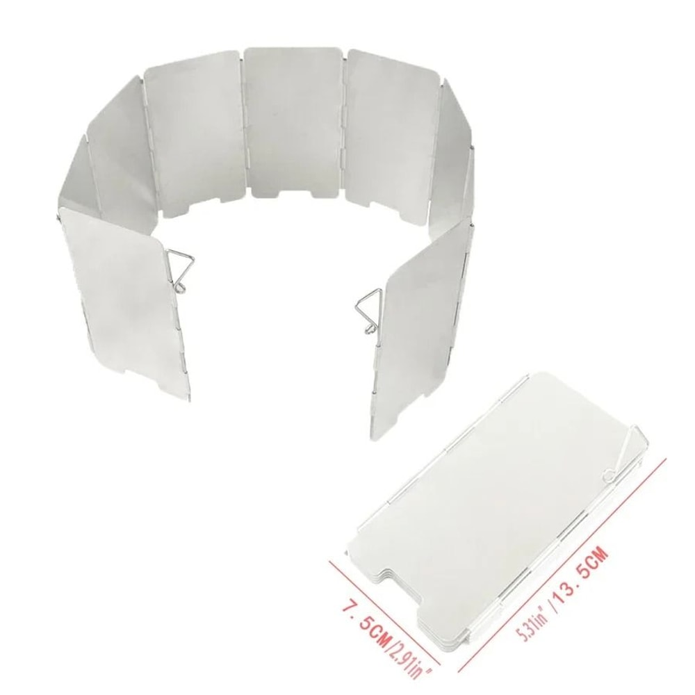 IndustrialStandard Aluminum Folding Stove Windscreen 6