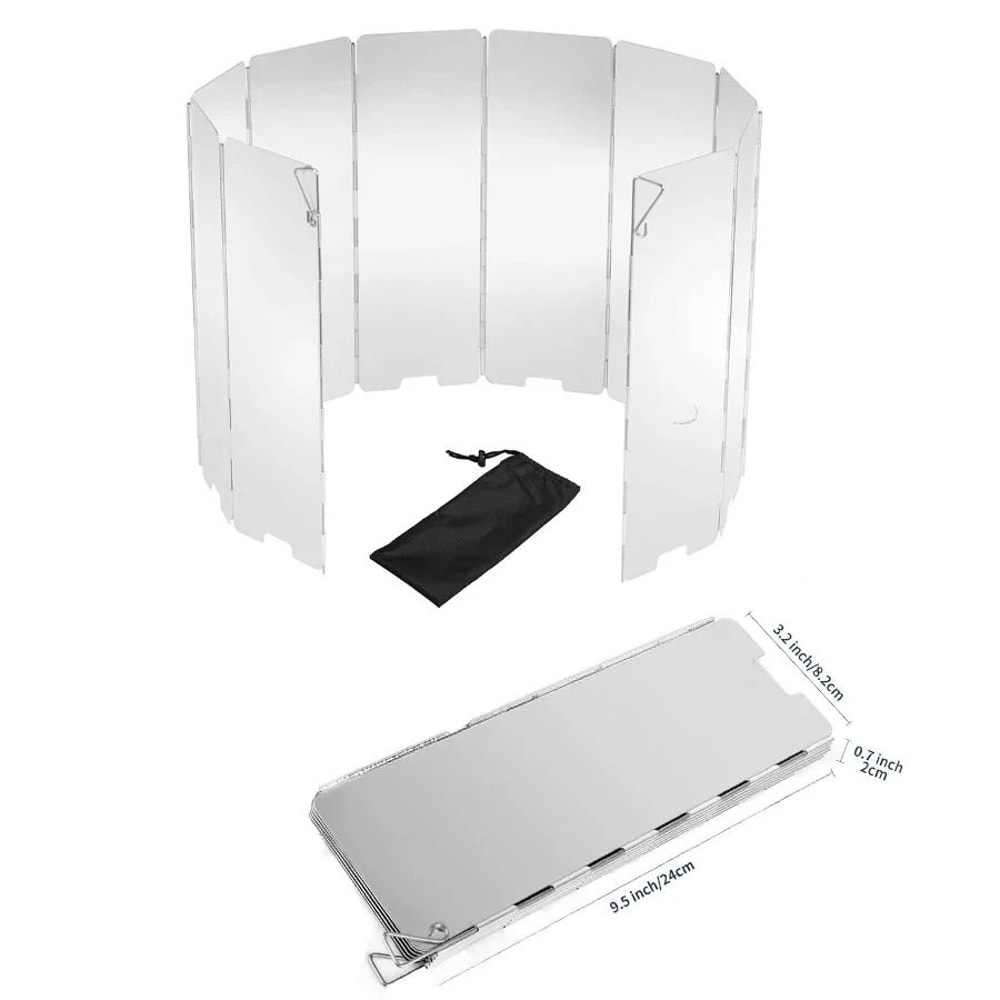 IndustrialStandard Aluminum Folding Stove Windscreen 8