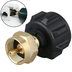 industrial-standard solid brass propane refill adapter